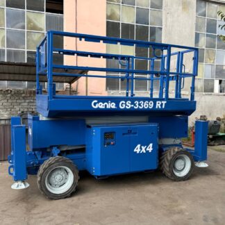 ДИЗЕЛЬНЫЙ НОЖНИЧНЫЙ ПОДЪЕМНИК 12 МЕТРОВ GENIE GS-3369 RT (2012г.)